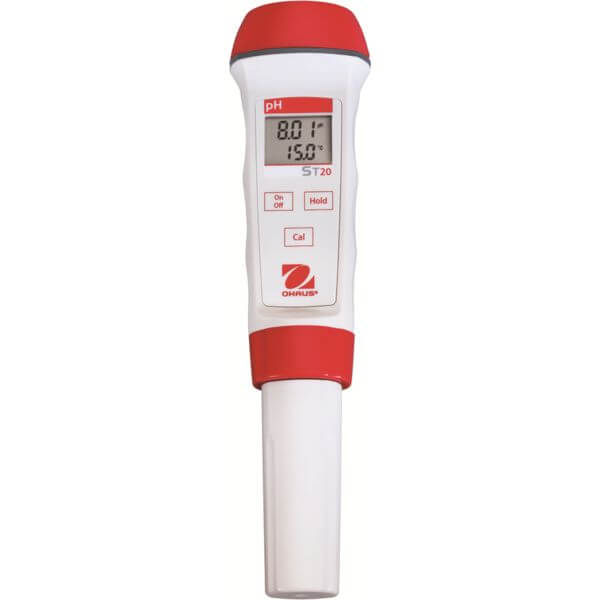 ST20 pH pen meter, resolution 0.01 pH, temperature display